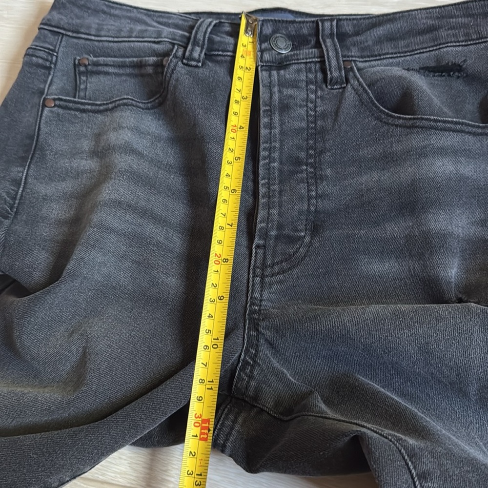 3/$10 Indigo Rising Distressed Washed Black High-Rise Jeans - Picture 4 of 6
